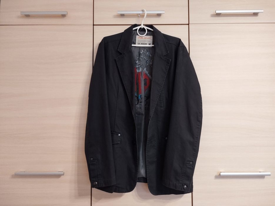 Marynarka męska, młodzieżowa, codzienna, rozmiar M, powlekana