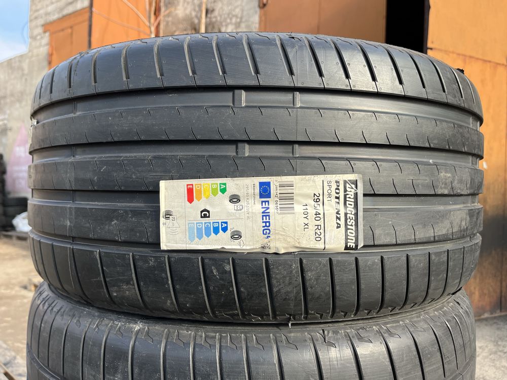 295/40 r20 Bridgestone Potenza Sport НОВАЯ Резина летняя