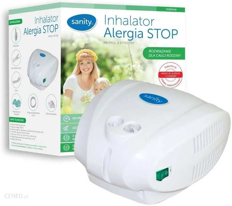 sanity inhalator domowy alergia stop nowy