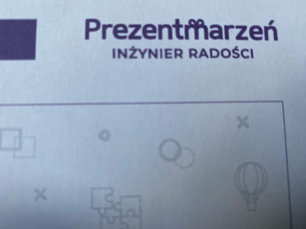 Prezent Marzeń karta podarunkowa 500 zł