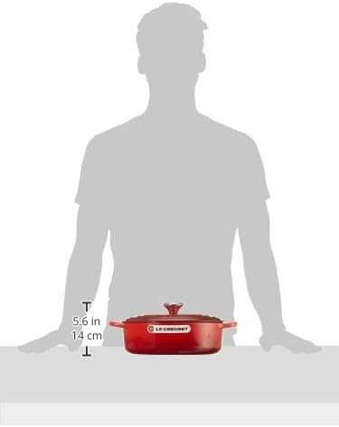 Чавунна каструля з кришкою Le Creuset Signature діаметр 27см  3,4л,