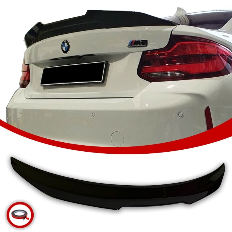BMW F22 Coupe Lotka Dokładka Tylna PSM Czarny Połysk