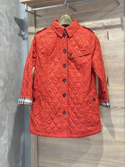 Burberry Brit Red Quilted Jacket куртка жіноча