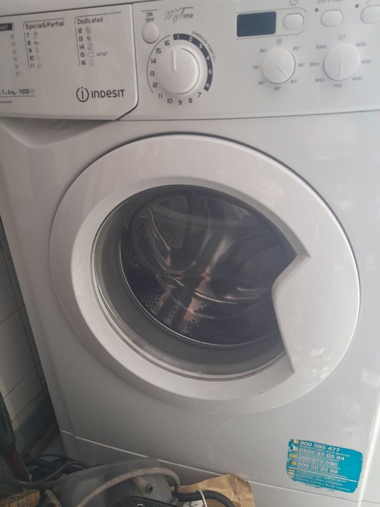 Máquina de lavar roupa usada de 6 kg