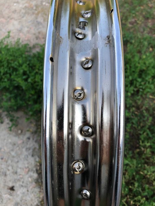 Новое колесо Jawa, Ява 360-250 Старушка