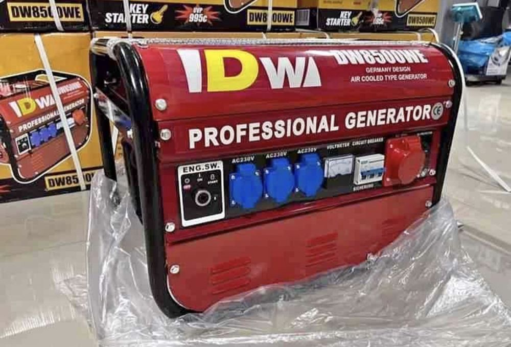 Gerador a gasolina 8500w monofasico e trifásico DW