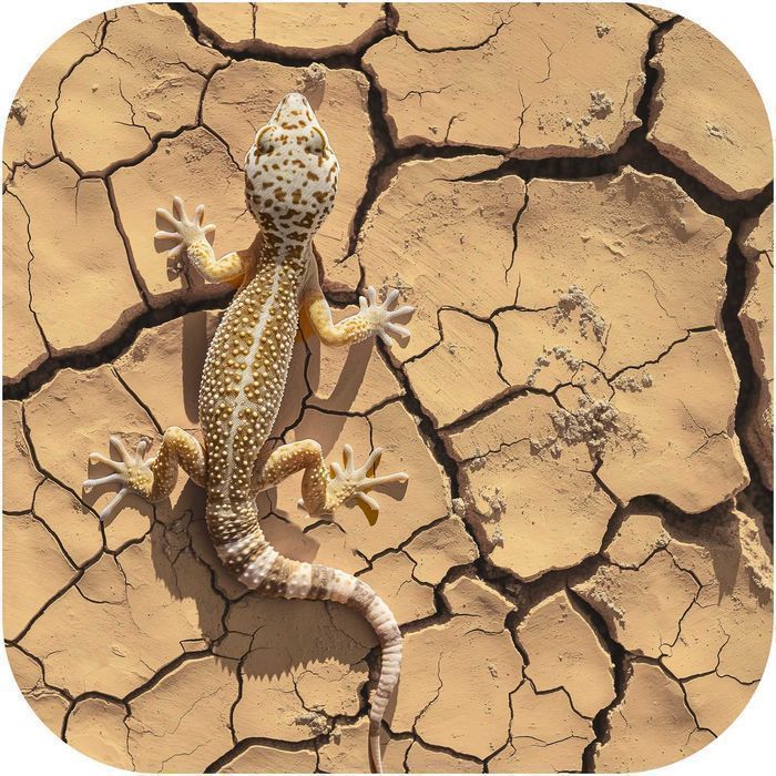 Terrario Leopard Desert 1kg - podłoże spękana ziemia pustynna