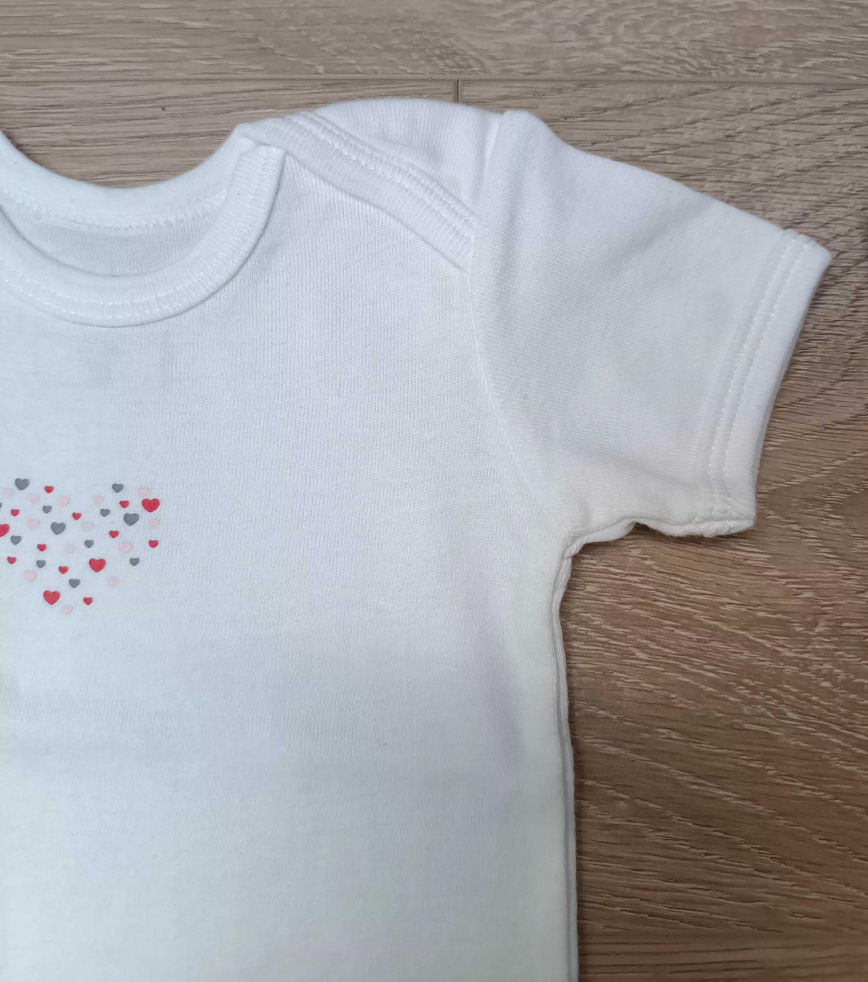 Body krótki rękaw x2 serduszka pociągi 'Name It' 74
