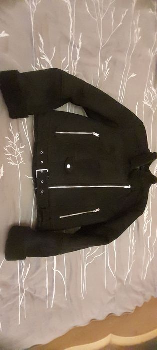 Куртка замшева, р.S,