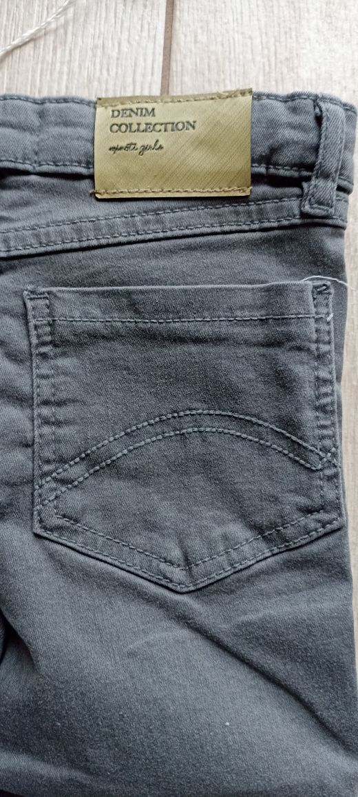 Spodnie jeansowe dla dziewczynki. Nowe! 5 10 15