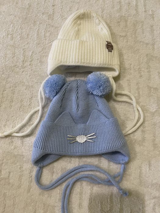 Зимні шапочки для немовлят