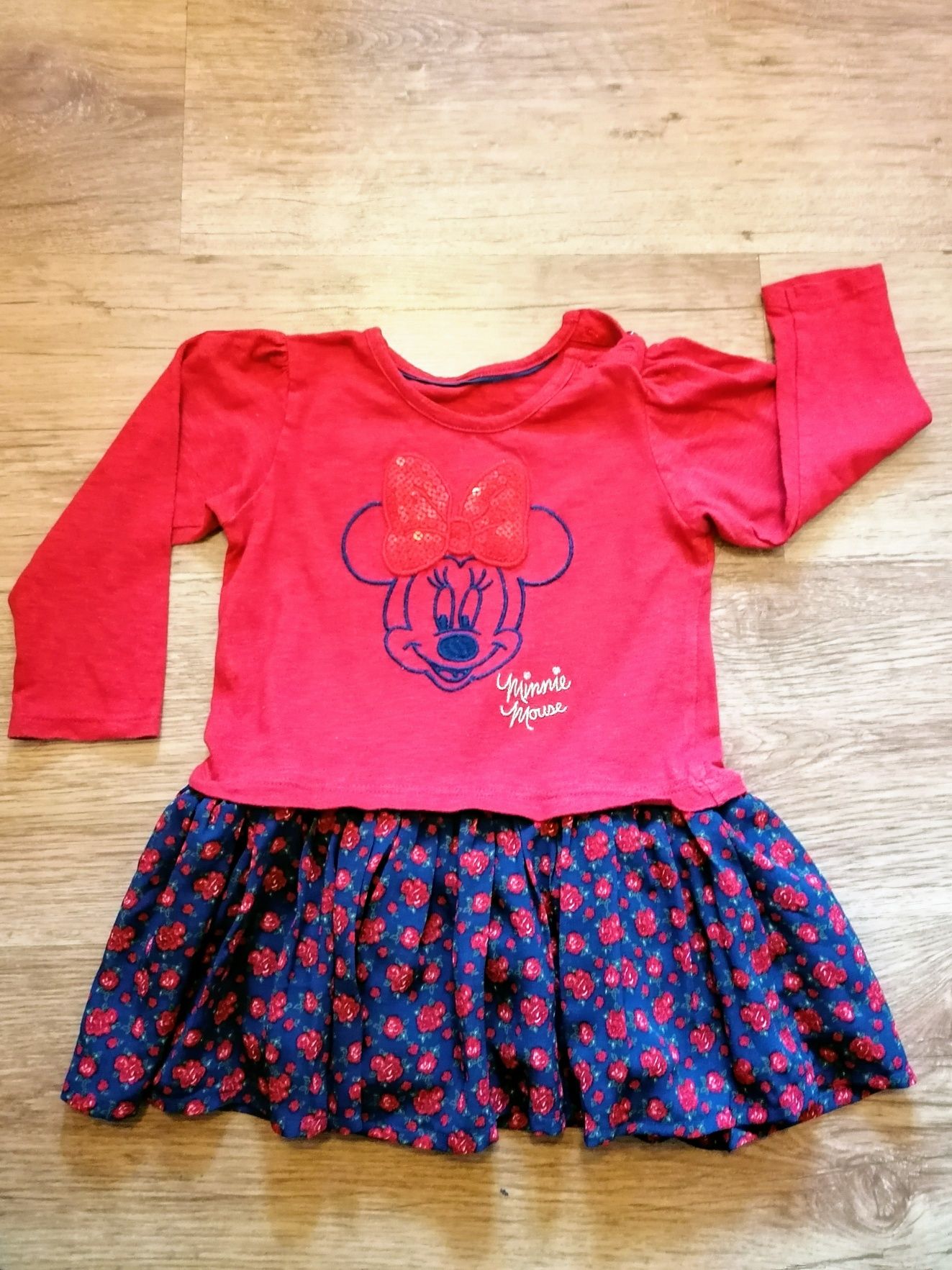 Sukienka MINNIE MOUSE  12-18 mscy