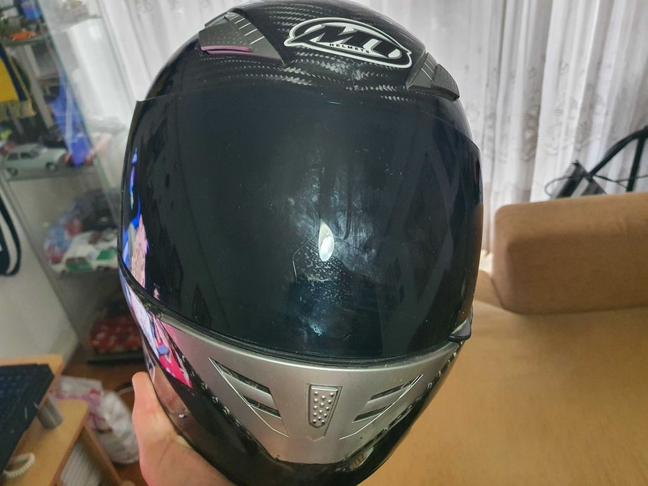 Capacete mota MT carbono tamanho M