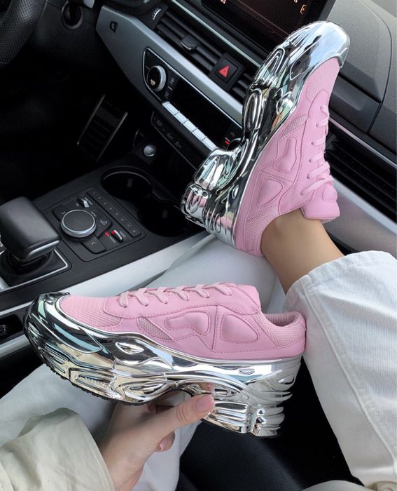 Osweego Raf Simons Clear Pink Silver Metalic damskie buty 36 37