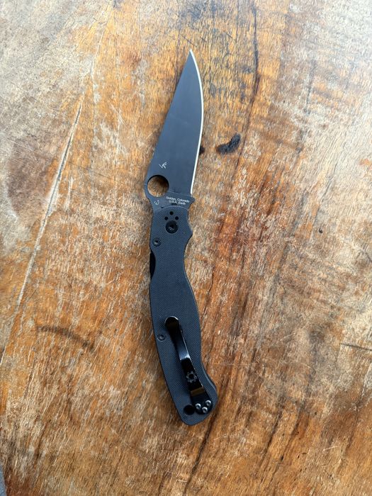 Spyderco Military 2 black/ black blade