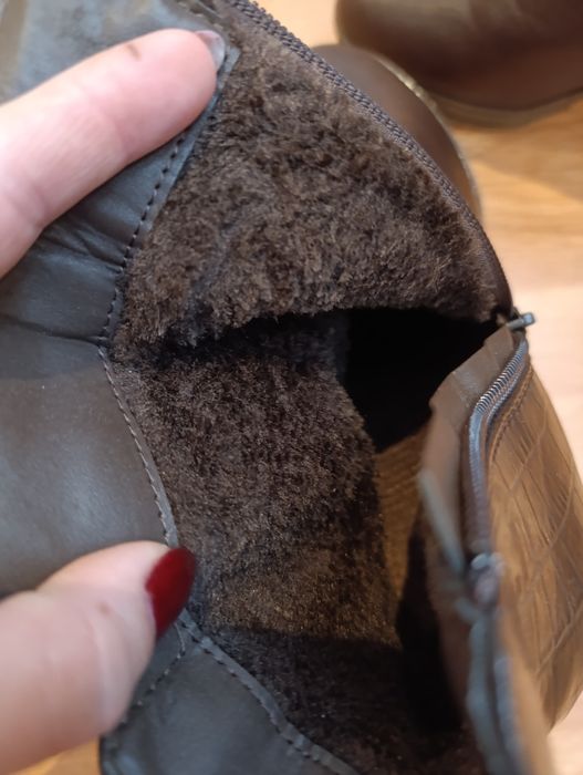 Kozaki botki brązowe 37