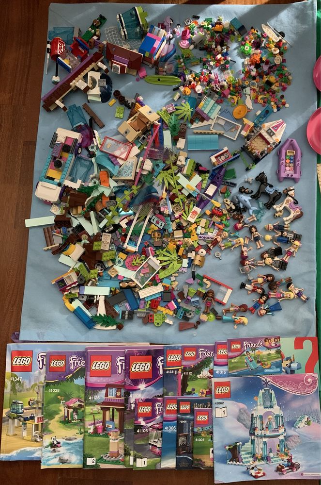 Mix oryginalnych klocków Lego Friends