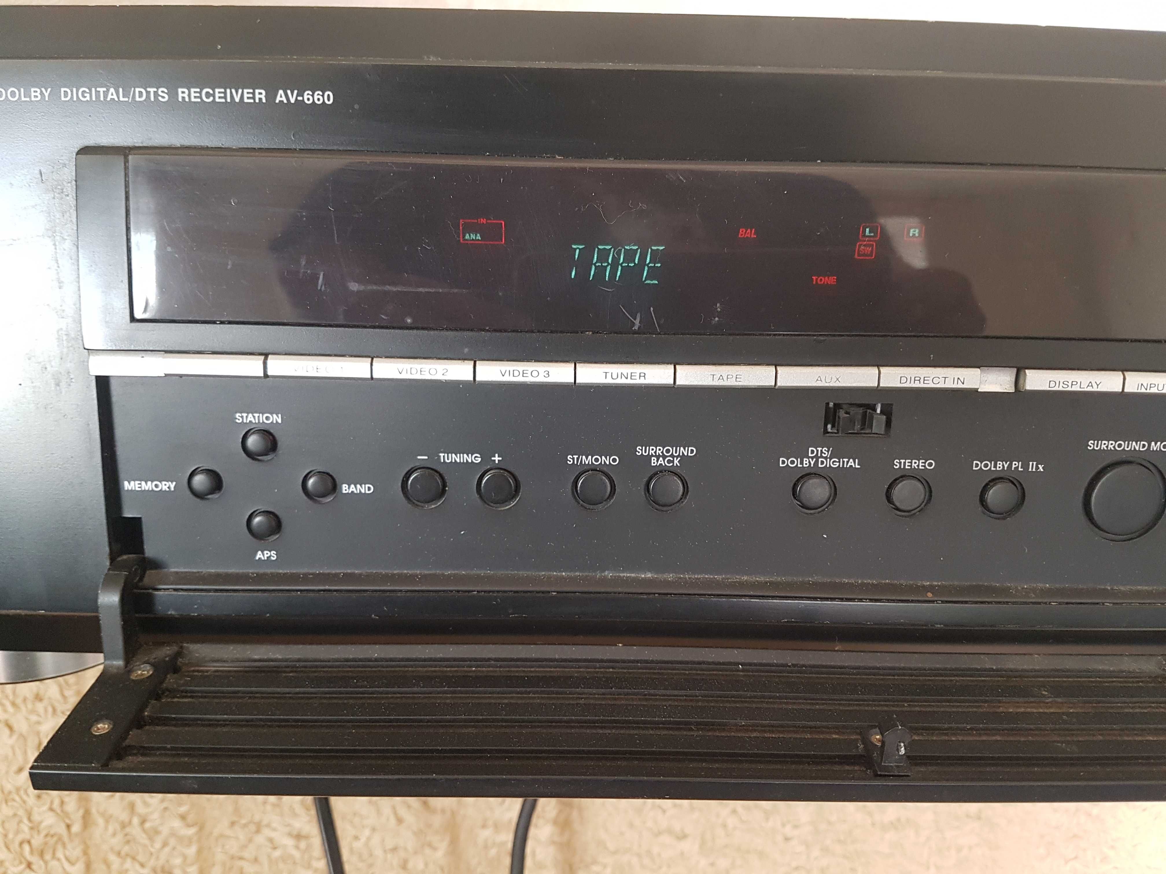 amplituner JVC-RX616RBK ( do naprawy lub na części  )