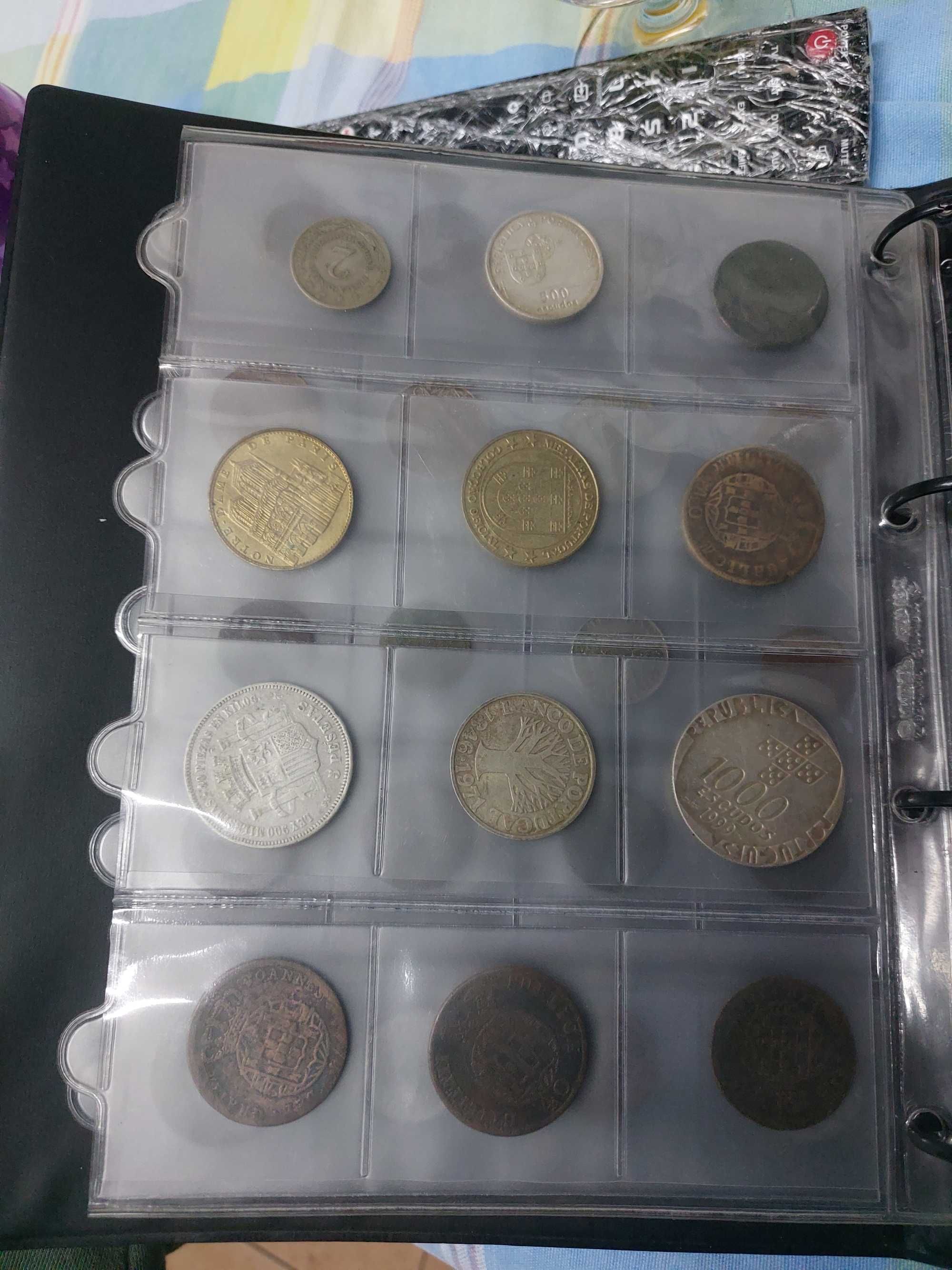 Lote de moedas antigas ou venda em separado possível troca