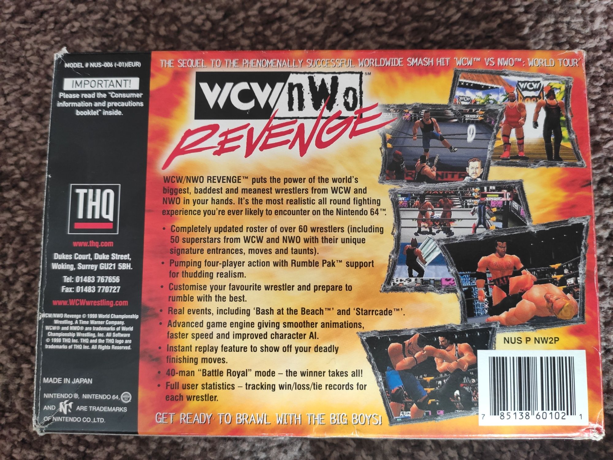 WCW nWo Revenge Nintendo 64 N64