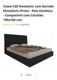 Cama de casal 195×160