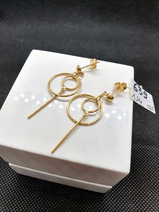 Ładne Złote Kolczyki