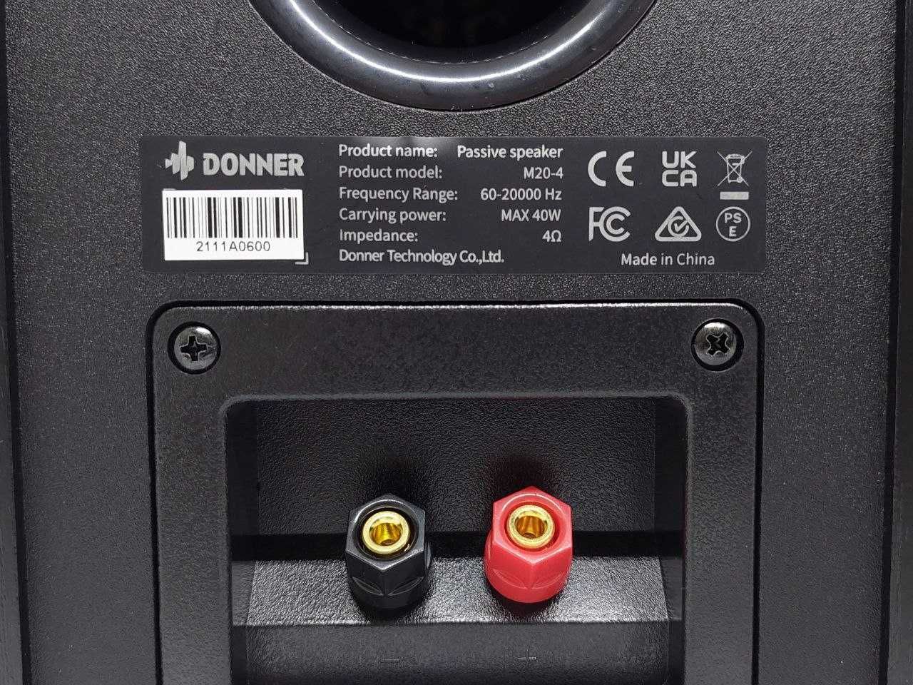 НОВІ! Поличні HiFi динаміки DONNER M20-4 пасивні, пара, 40 Вт RMS