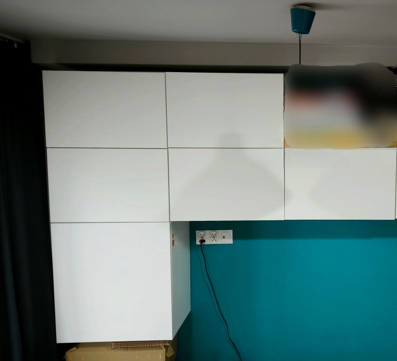 IKEA BESTA, front LAPPVIKEN bialy matowy, 60X42X64CM