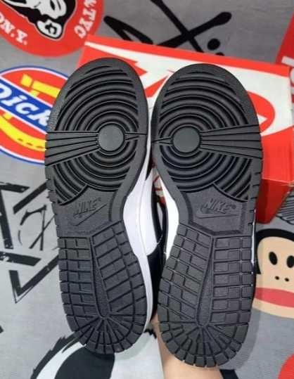 nike dunk biack low whute panda 38