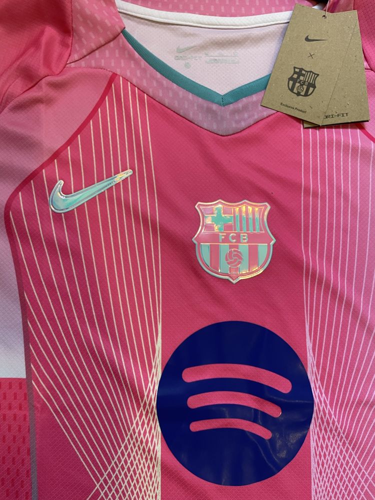 Camisola de Barcelona Rosa Nova