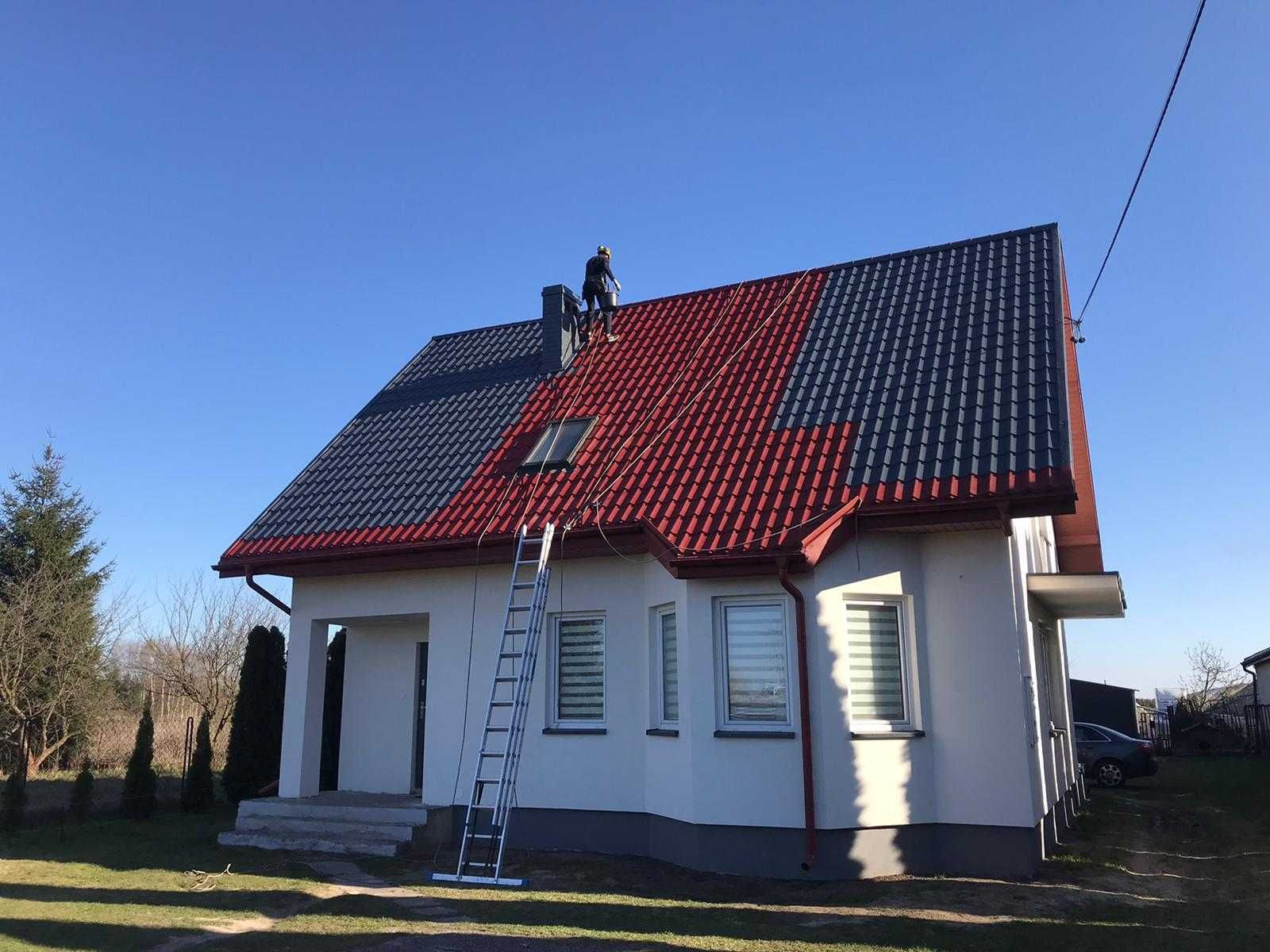 Mycie i malowanie dachów, elewacji