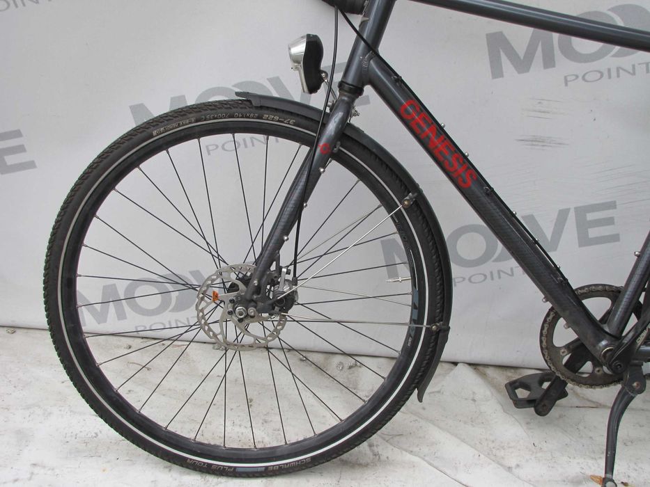 Wysoki miejski gravel GENESIS! Alu, Single, tarcze!, rozm. 59 DB stan