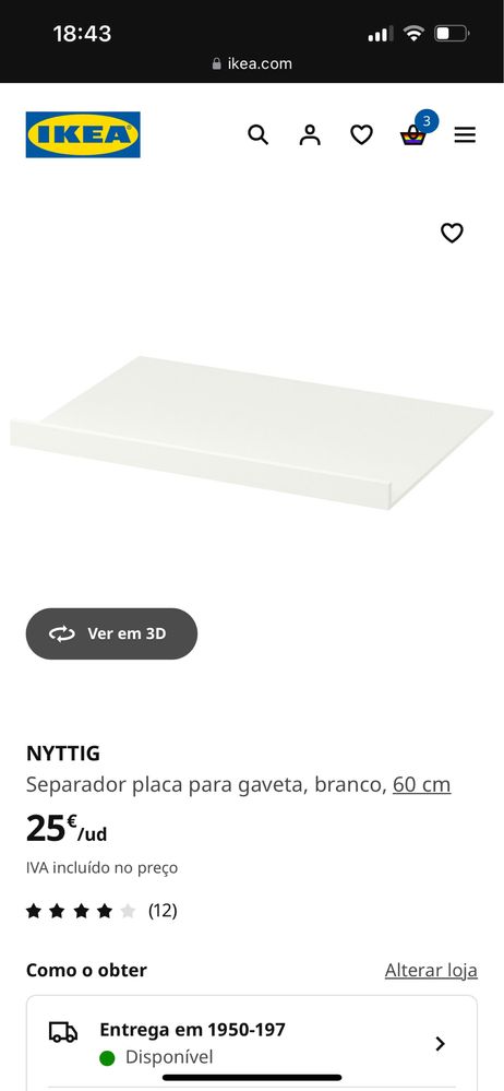 Ikea NYTTIG embalada