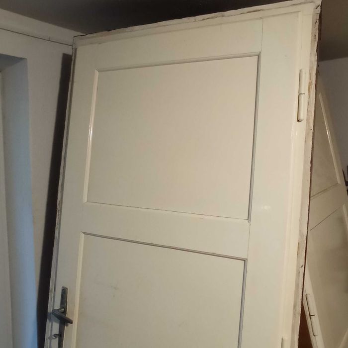 Drzwi drewniane wewnętrzne  80tki z demontażu