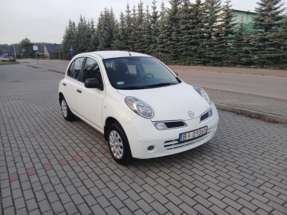 MICRA 1.2 B mały przebieg, BIAŁY ,  5 drzwi , wspomaganie ...