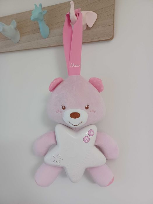 Chicco Ursinho Boa Noite luz de presença música e ruído branco bebé