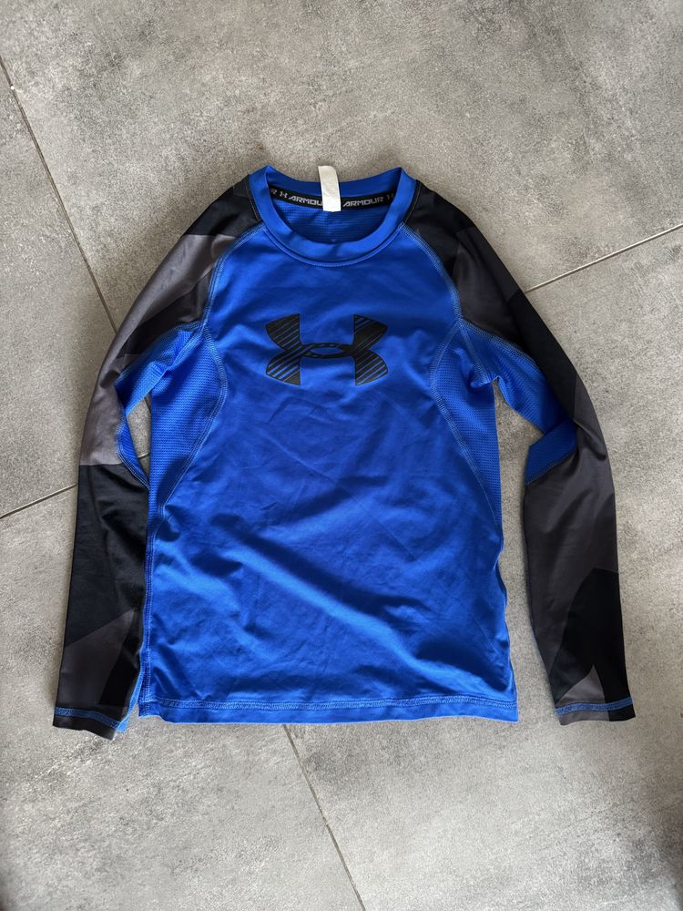 Under Armour HeatGear kompresyjna koszulka sportowa (dziecięca)