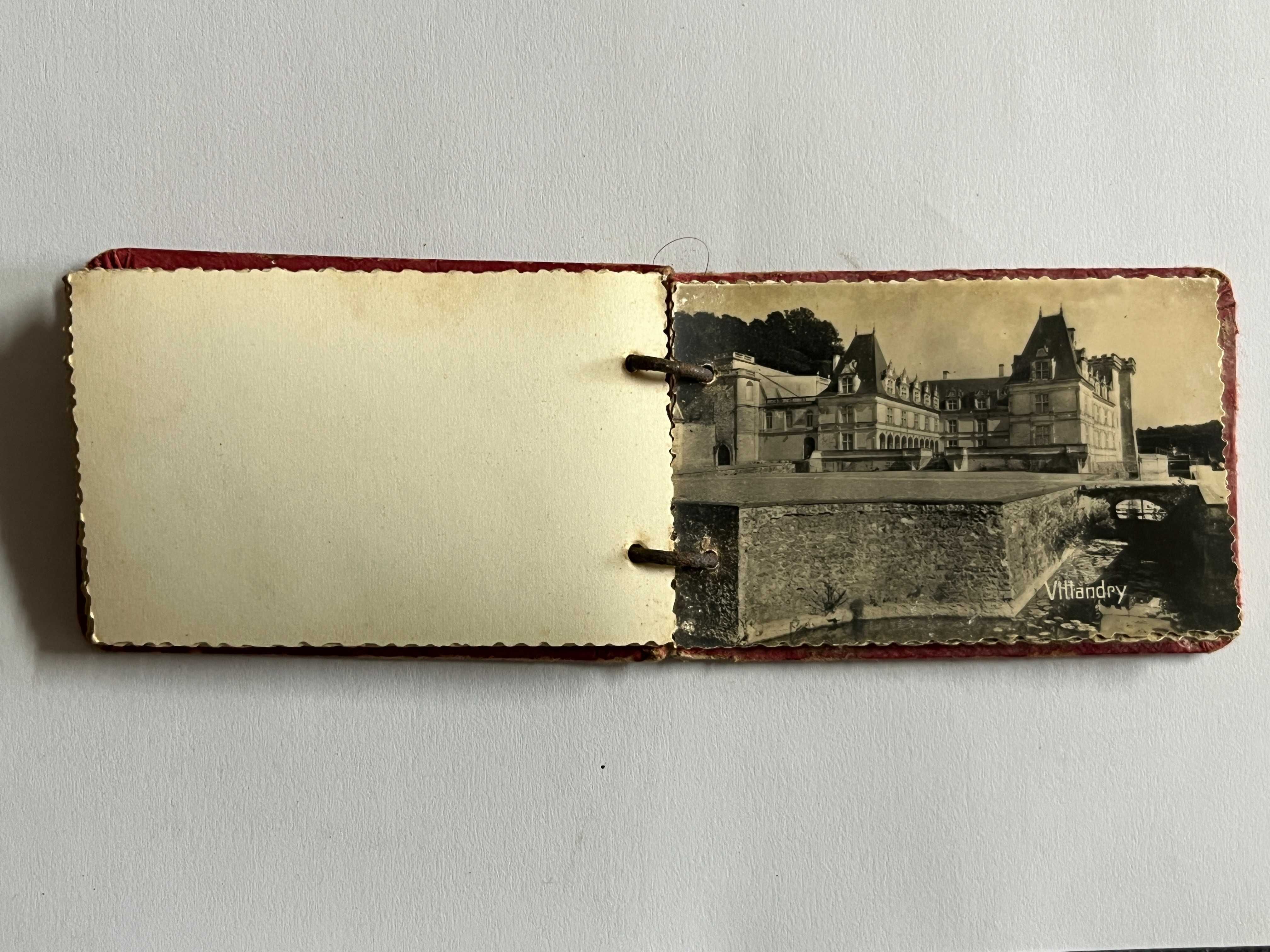 Châteaux de La Loire - Miniálbum de postais dos anos de 1940