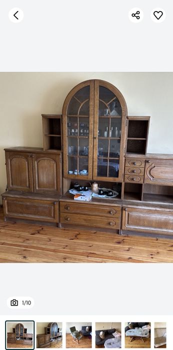 Meblościanka dębowa