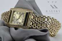Złoty zegarek damski 14k 585 włoski Geneve lw035ydgb&lwb001y