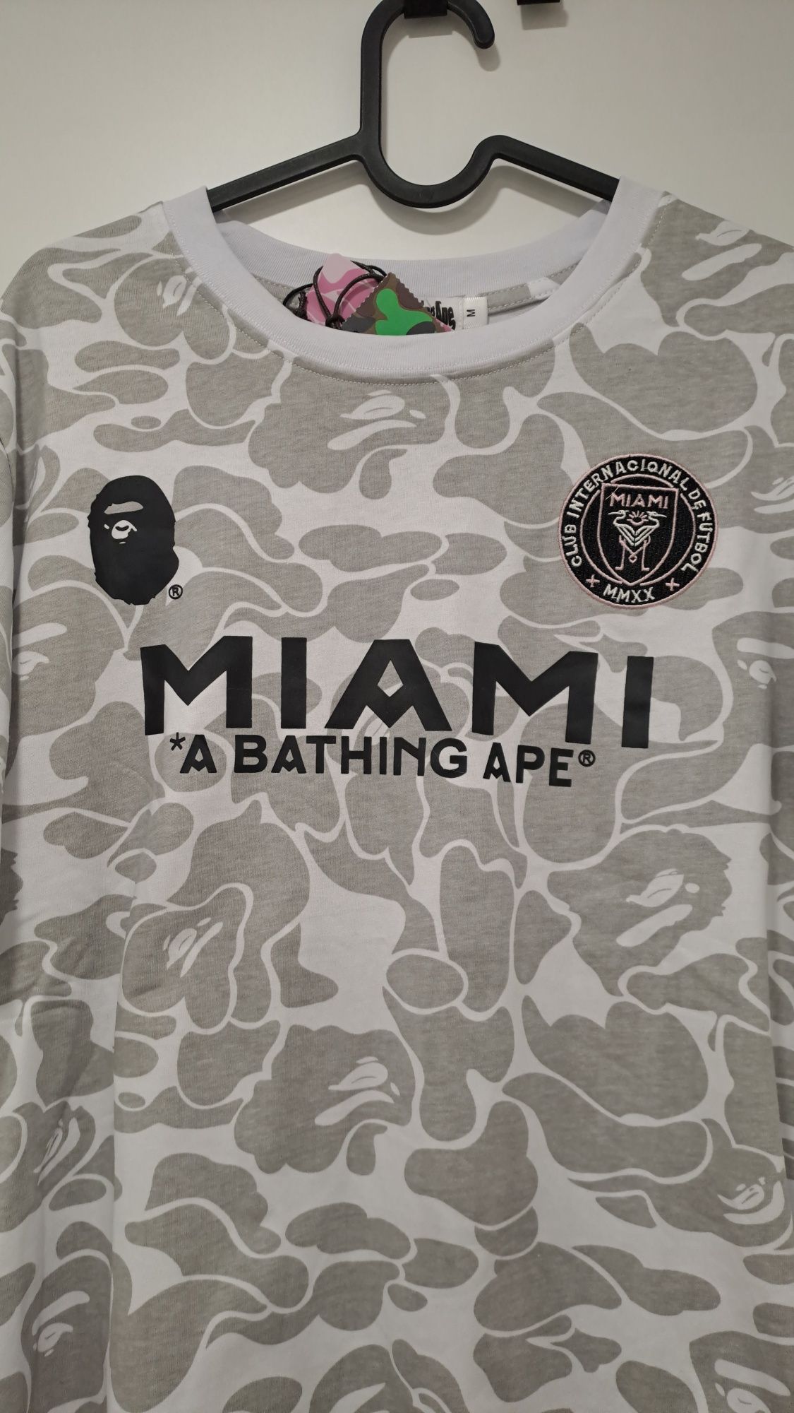 Футболка Bape Inter Miami (a bathing ape t shirt tee бейп)