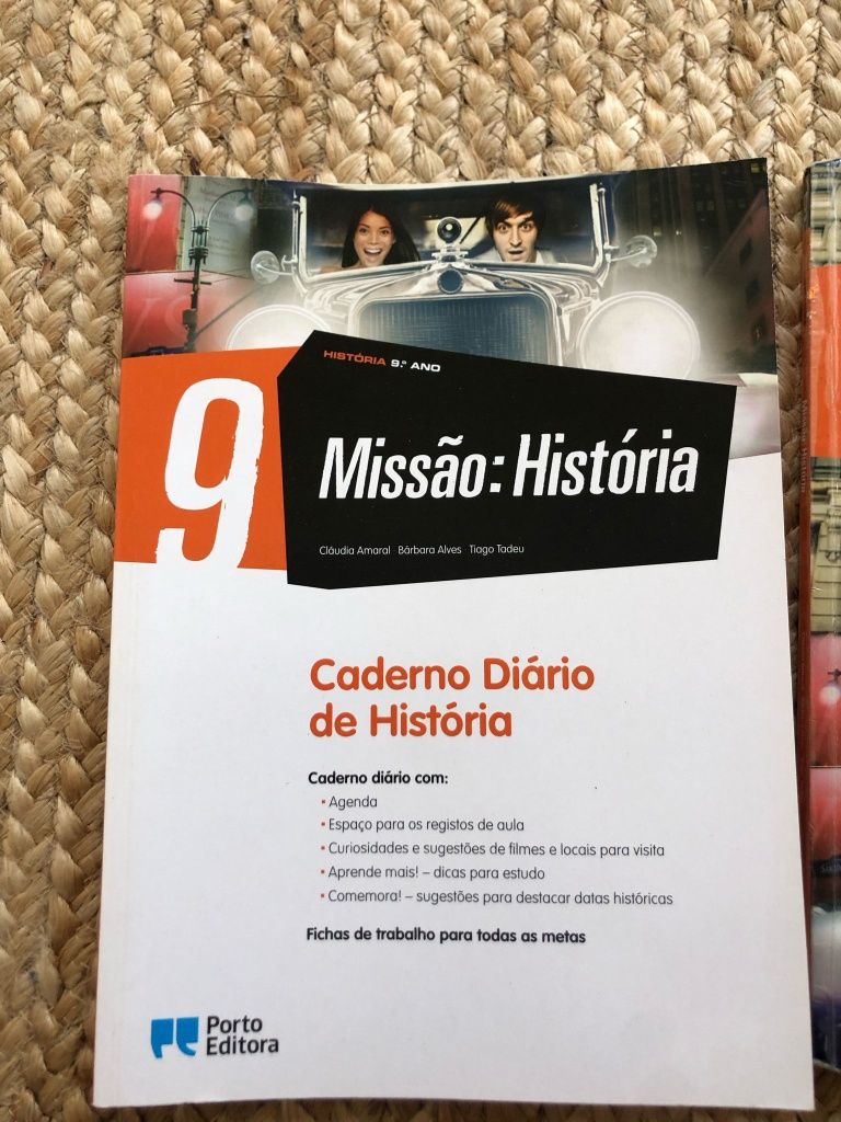 Livro "Missão: História" 9 ano e caderno de atividades