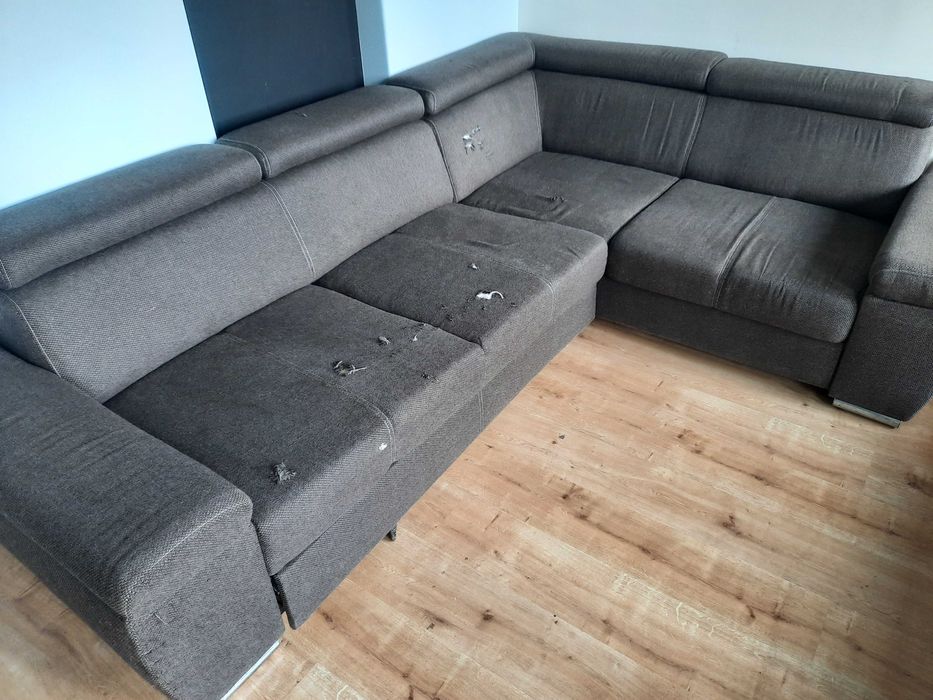 kanapa narożna IKEA z funkcją spania