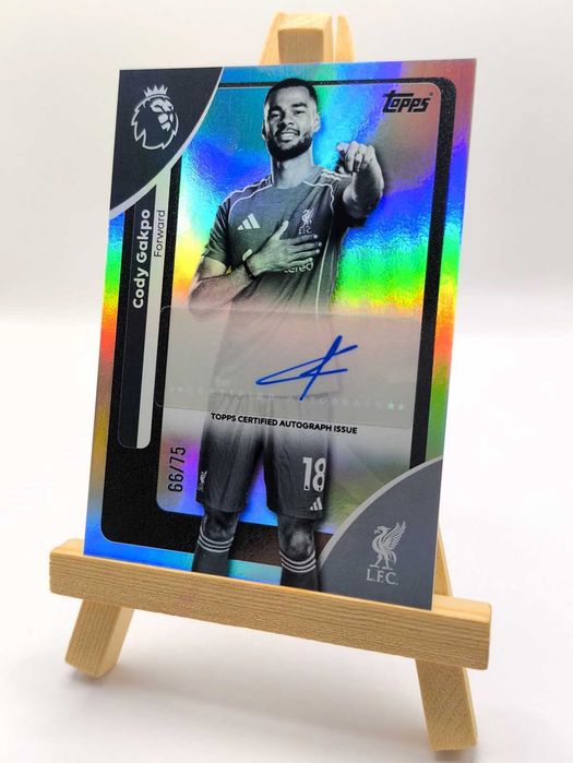 TOPPS Premier League 2025/26 2026 Autograf 66/75 Cody Gakpo Liverpool