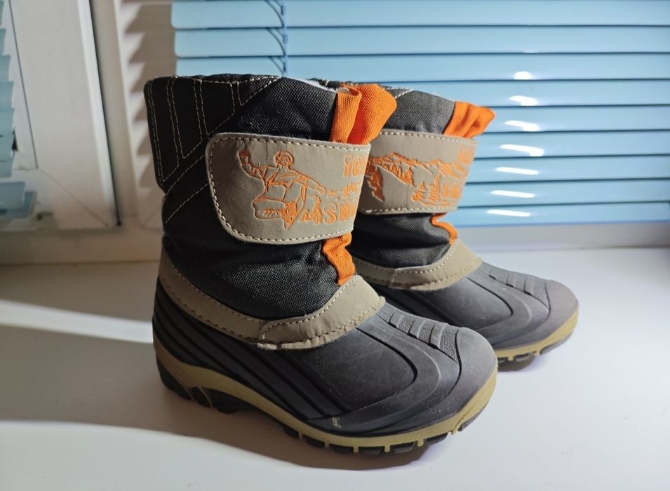 Тёплые зимние сапоги для мальчика, 27