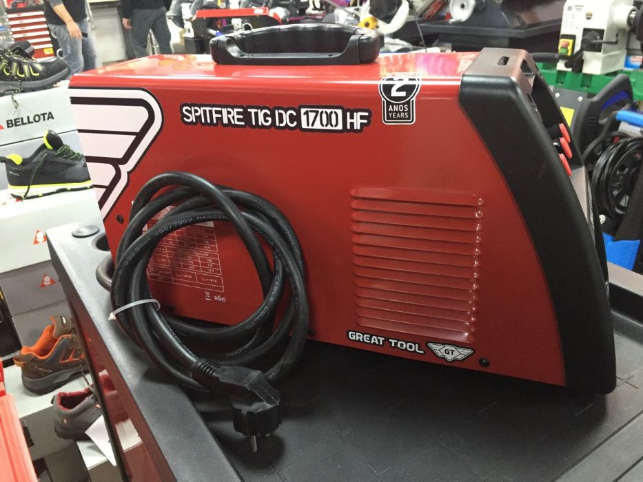 Aparelho de soldar Great Tool Spitfire TIG DC 1700 HF