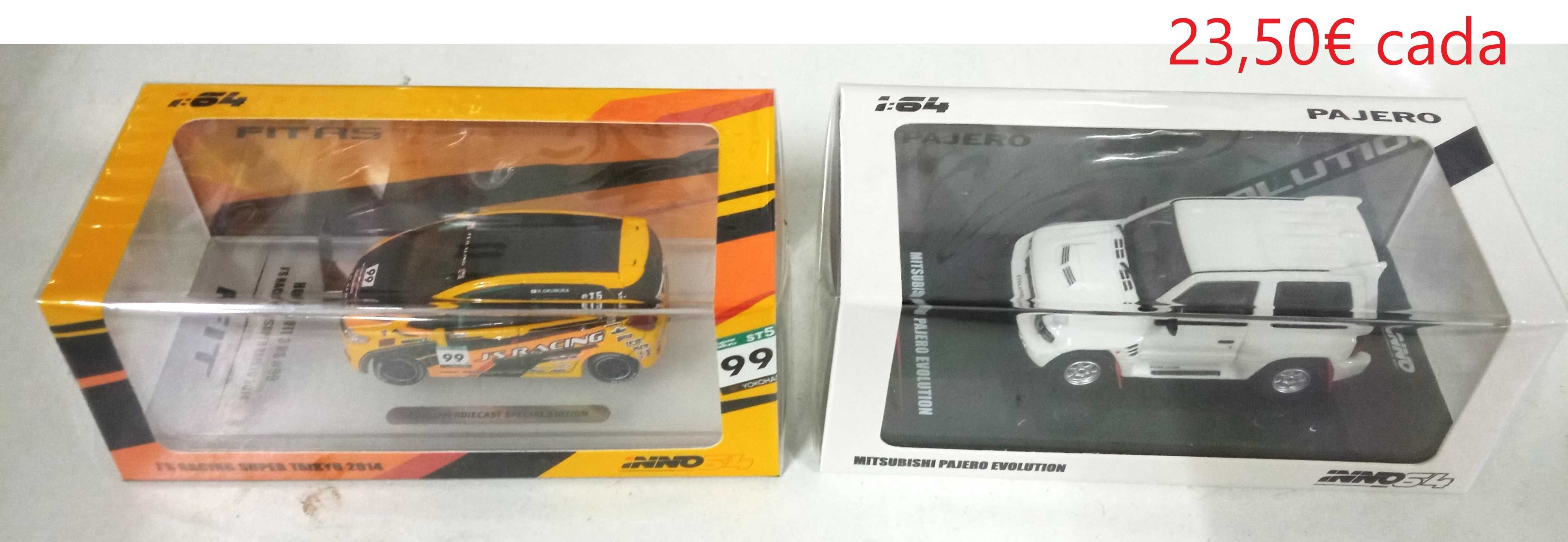 Inno 64 - Skyline, Lancer Evolution, Civic outros, Preços 23€ a 25,50€