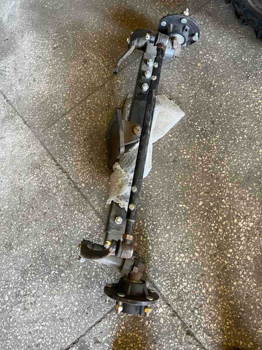 передняя балка .ось .мототрактора .регулируемая .