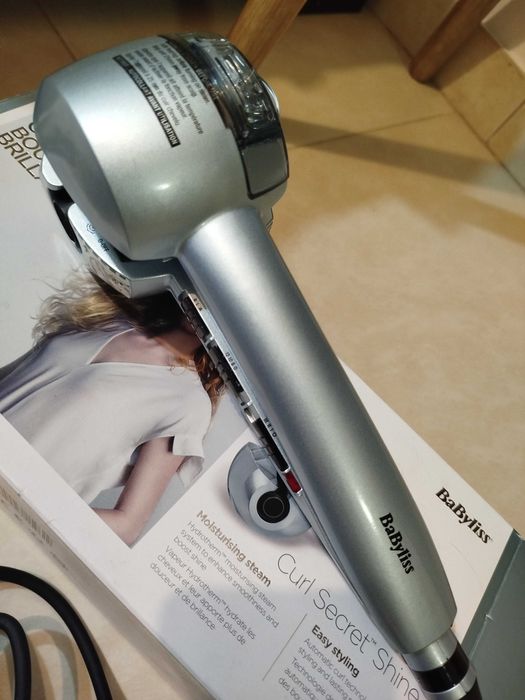 Modelador de Cabelo automático BABYLISS Hydrotherm Steam System Novo