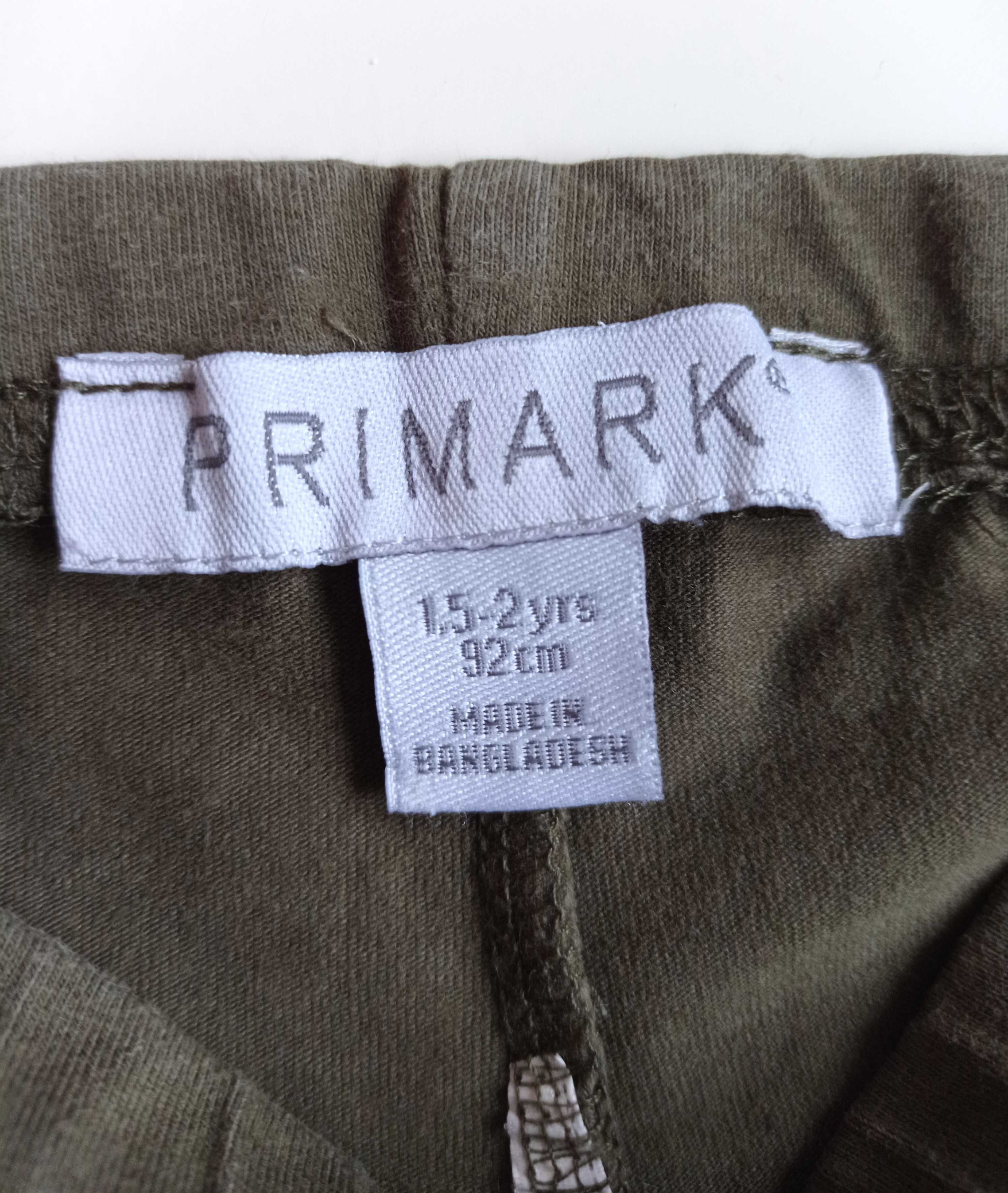 Legginsy getry Primark 92 Khaki